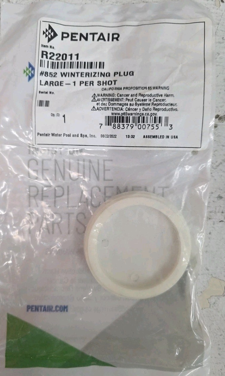 Pentair Threaded Winterizing Plug 2"