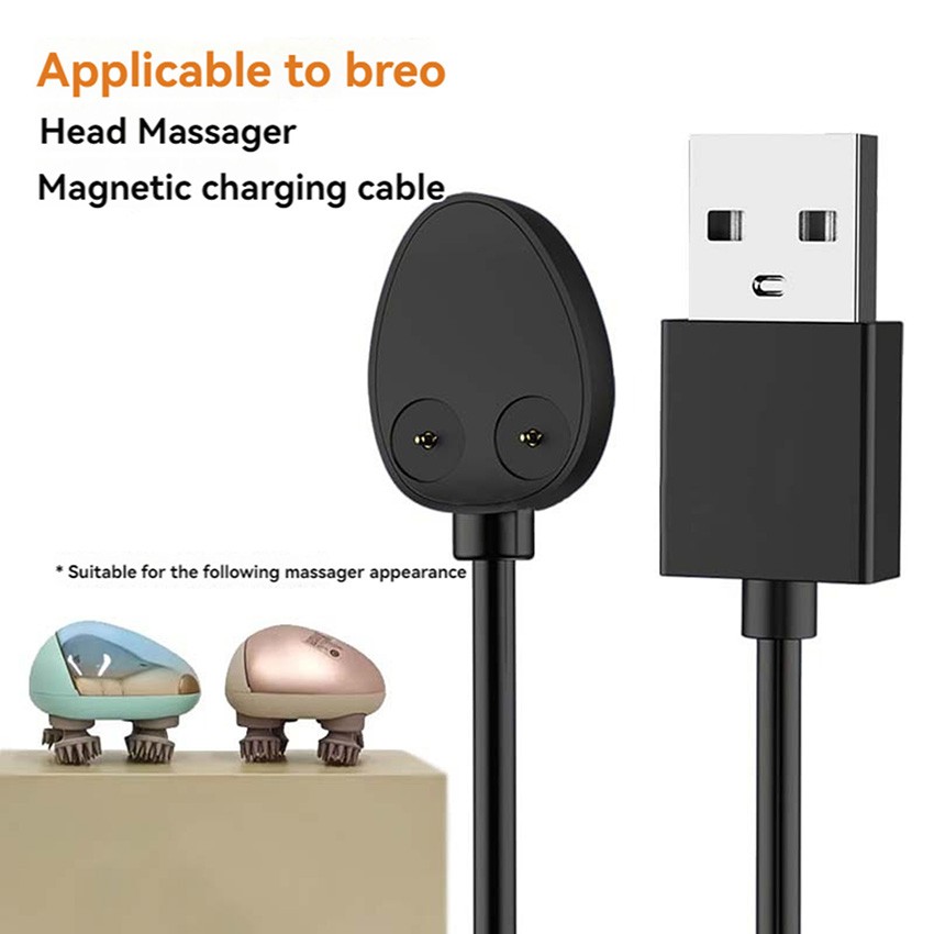 Charging Cable for Breo Scalp Mini Generation 1/2/Pro/2m/Colorful Head Massager