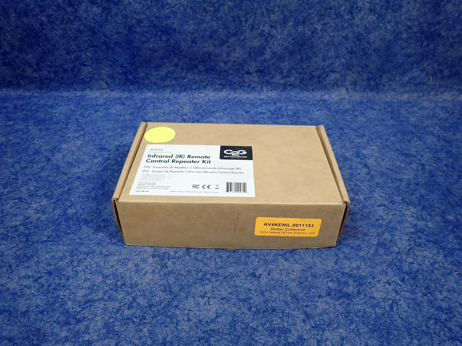 NEW C2G 40430 Infrared (IR) Remote Control Repeater Kit (G176)