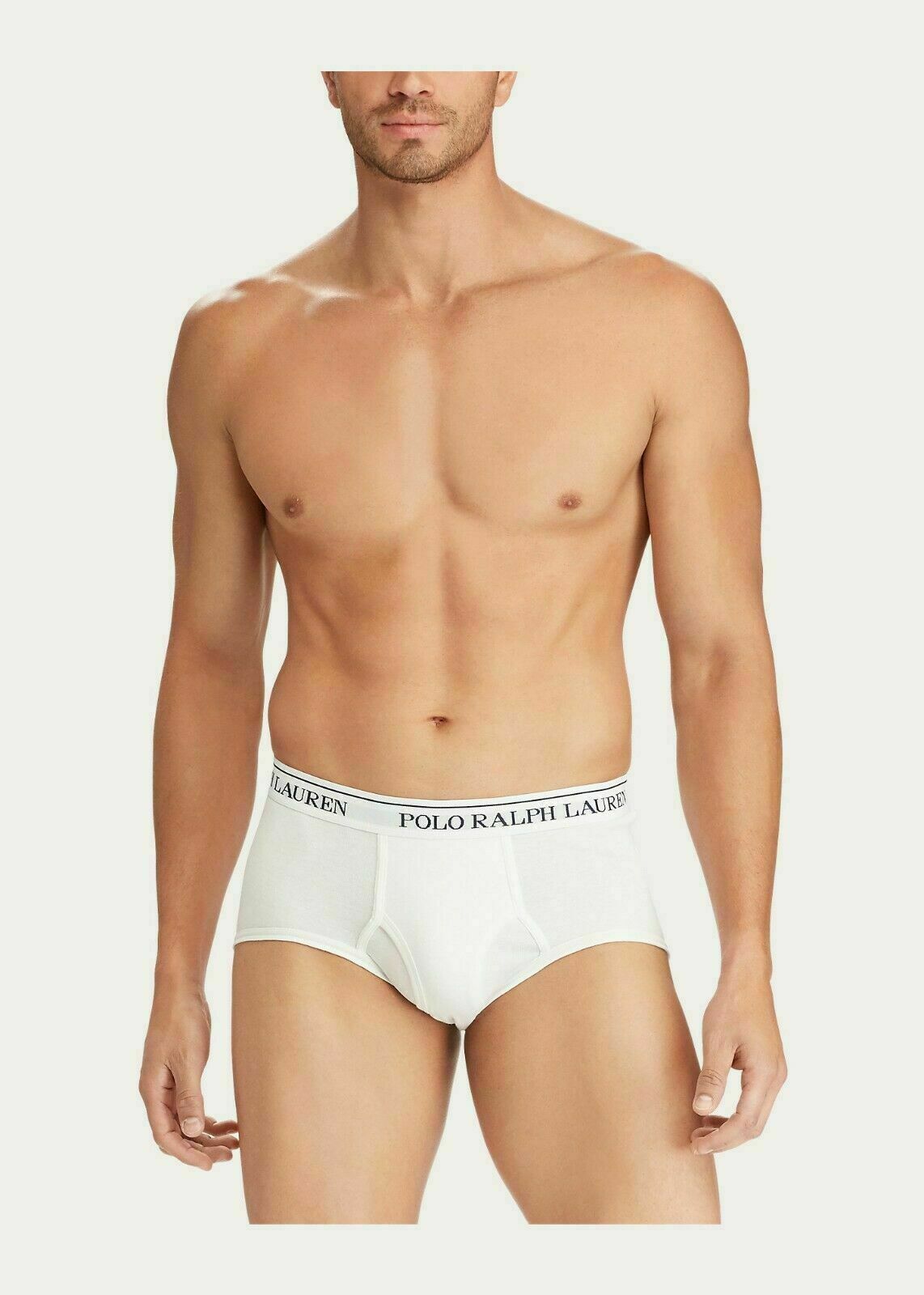 Polo Ralph Lauren Big & Tall 2-Pk Briefs Contoured Pouch White Men's Sz 4XL NWT