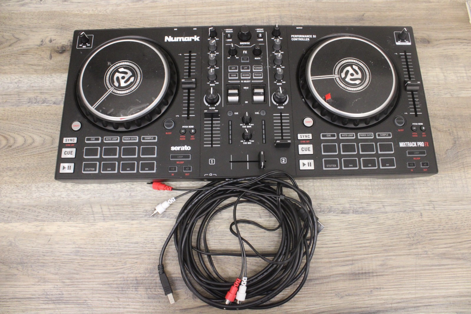 Numark Mixtrack Pro FX 2-Deck DJ Controller for Serato DJ w FX Paddles