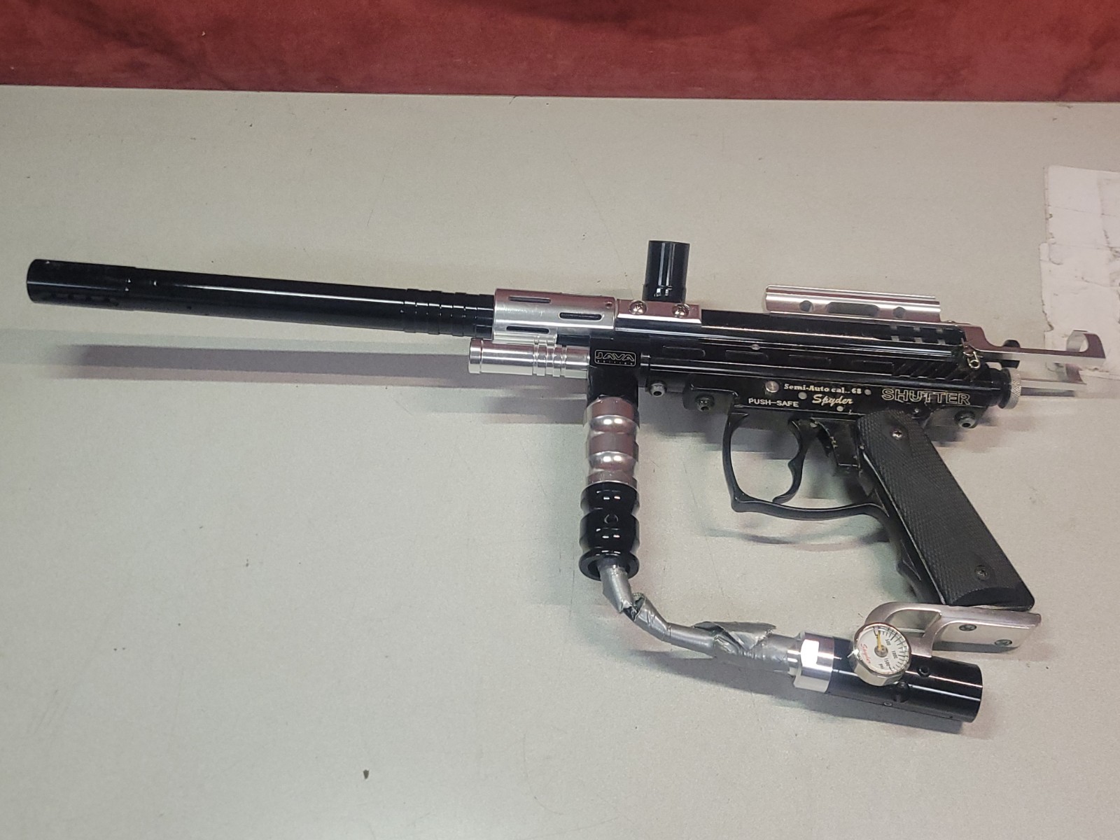 Spyder Paintball Gun Java Edition Semi-Auto .68 Cal Shutter