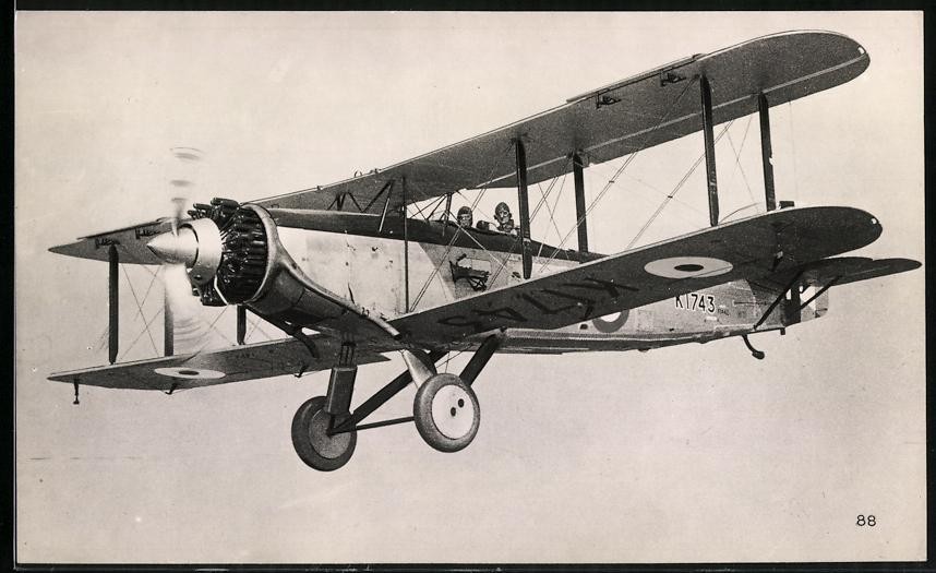 Photography English Airplane Gordon With Identification: K1743
