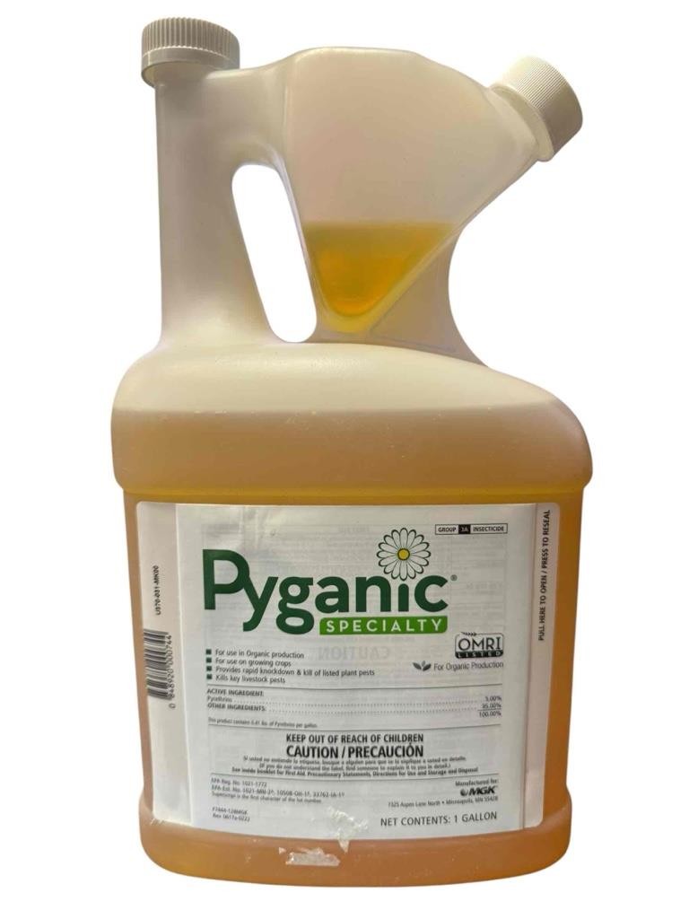NEW 1 Gallon Pyganic Specialty Insecticide For Organic Production 5% Pyrenthrins