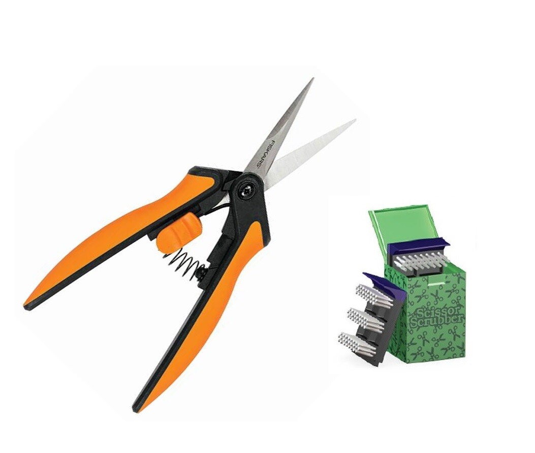 The Scissor Scrubber & FISKARS SS COMBO Clean W/ Ease SAVE $$ W/ BAY HYDRO $$