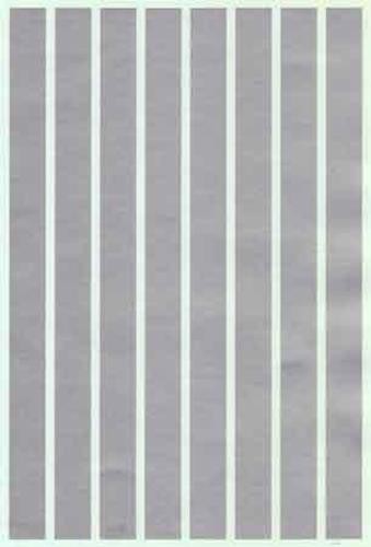 Microscale Parallel Stripes - 1/2 inch wide - Silver