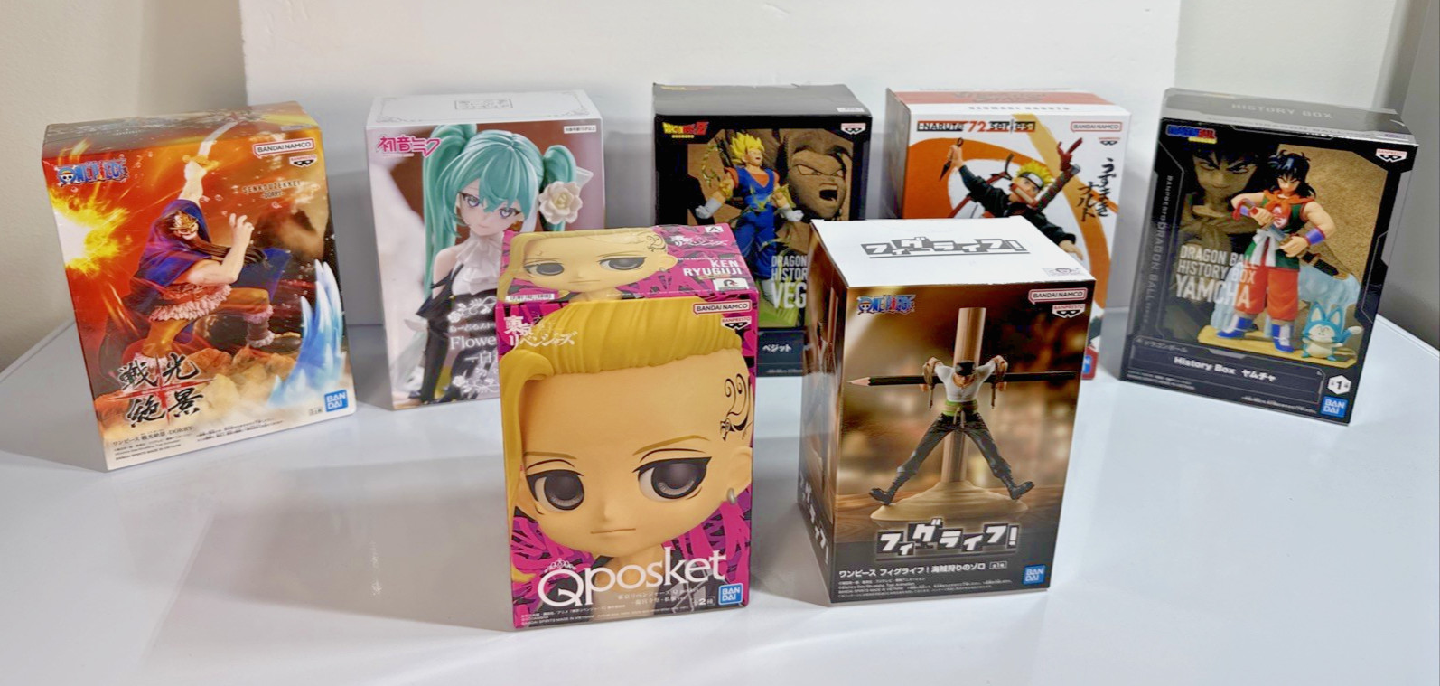 Anime Manga Prize Figure Collection 6 Variations – Brand New Factory Sealed 2025