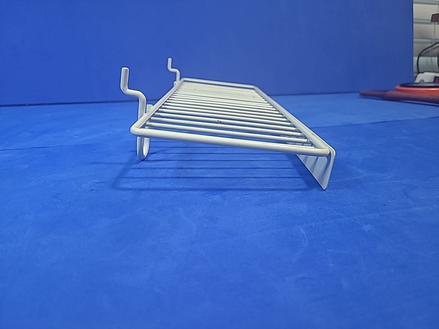 (QTY 10) 4-1/2" X 15" Wire Pegboard Shelf