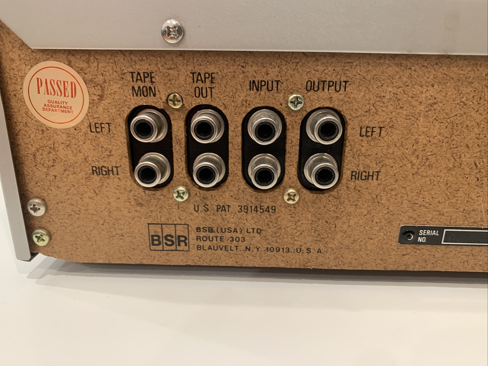 BSR EQ-II STEREO FREQUENCY EQUALIZER