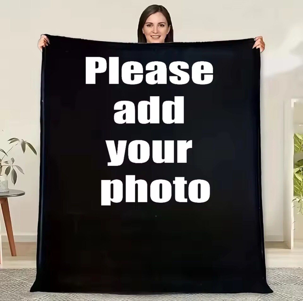 Custom blanket Personalized Photo Blanket Customized Print Warm Throw Blankets