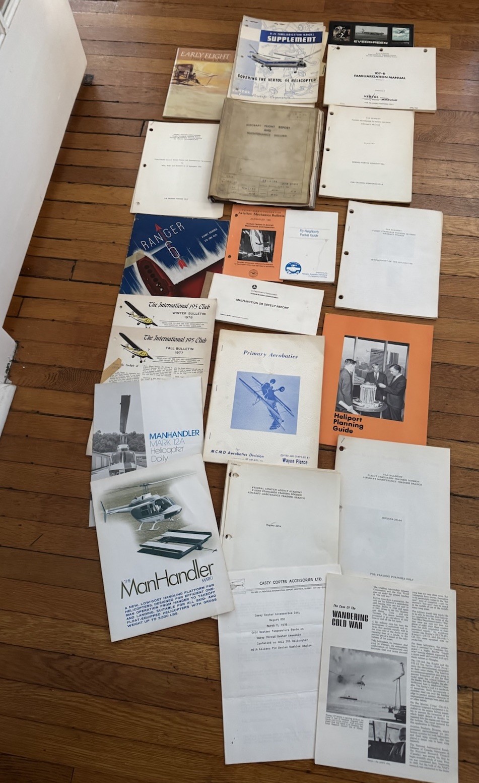 Aviation Aircraft Helicopters Manuals Engines Lot Vertol 44 Boeing Ranger Others