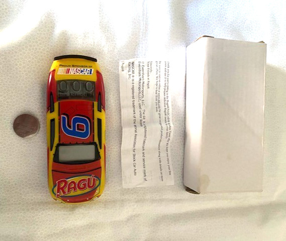RAGU/NASCAR KITCHEN TIMER with MAGNET 4 3/4” lg. x 1 ¾” w