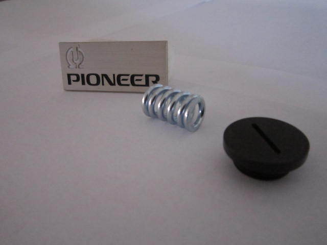 Pioneer SX-1250 SX-1050 SX-950 SX-1010   Spring & End Cap for Holder   W72-092