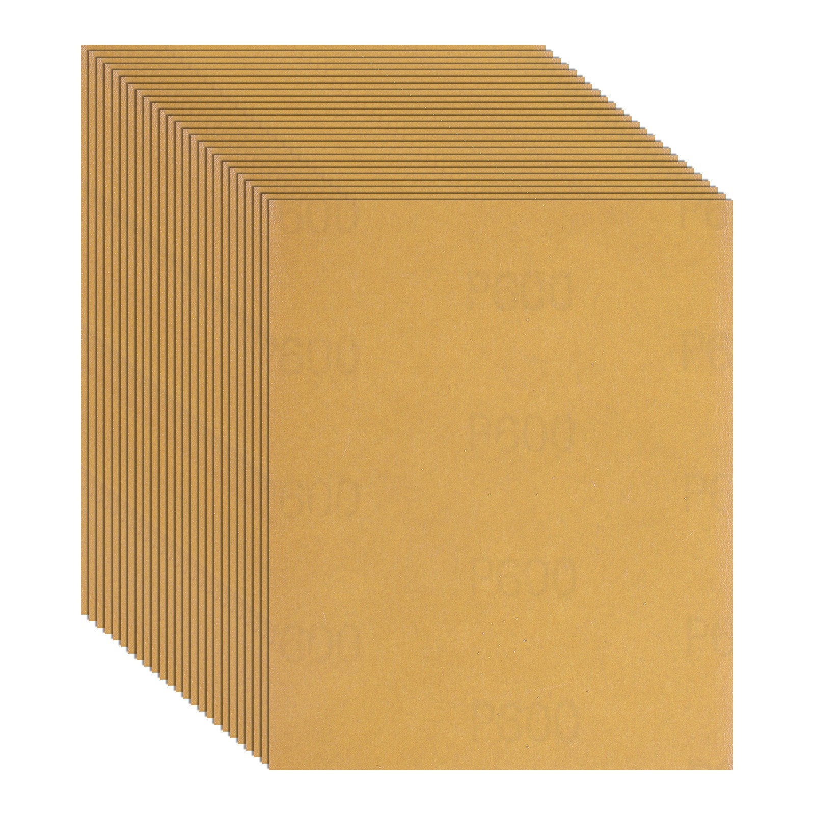 25 Pack 4.5" x 5.5" Sandpaper, 600 Grit Sand Papers for Wood Furniture Floor