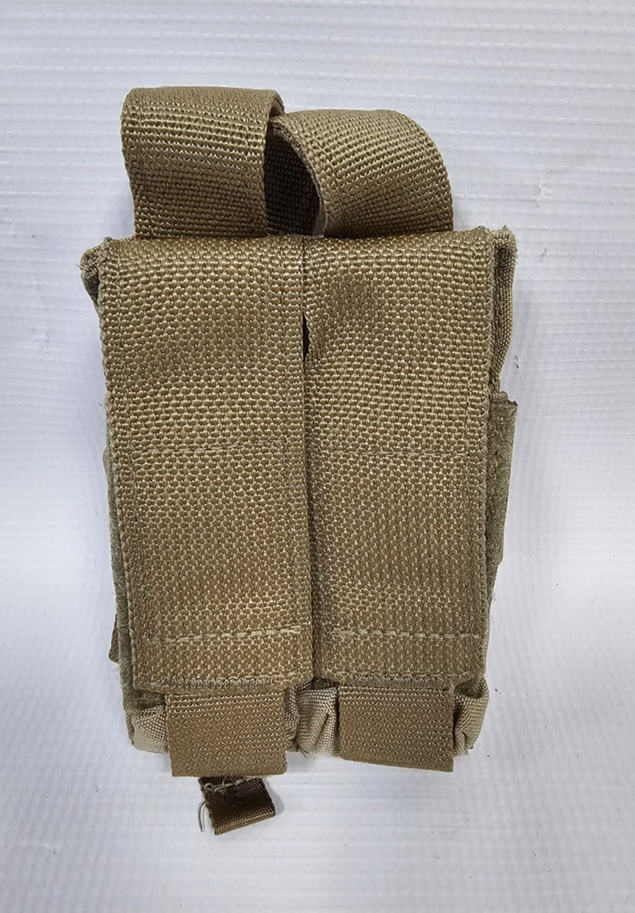 United Shield Double Pistol Mag Pouch, Coyote