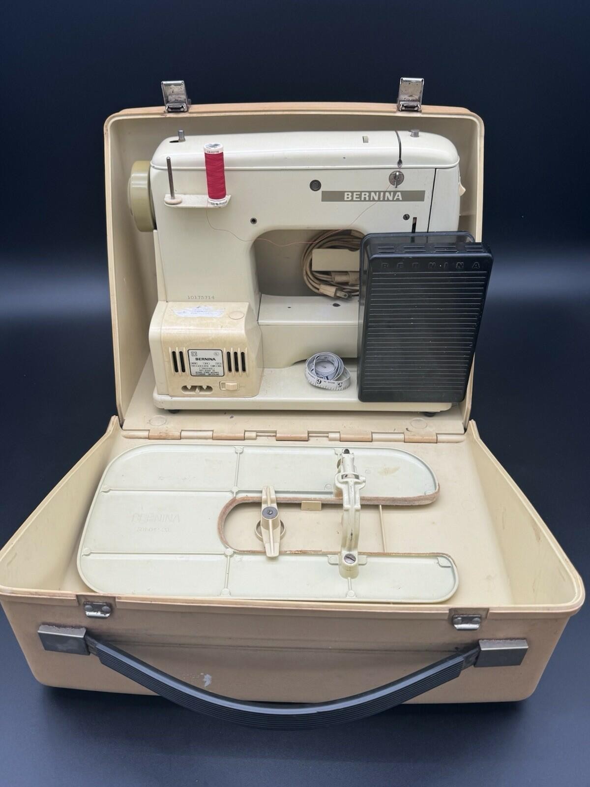Vintage Bernina Minimatic 707 Sewing Machine Original Accessories Case