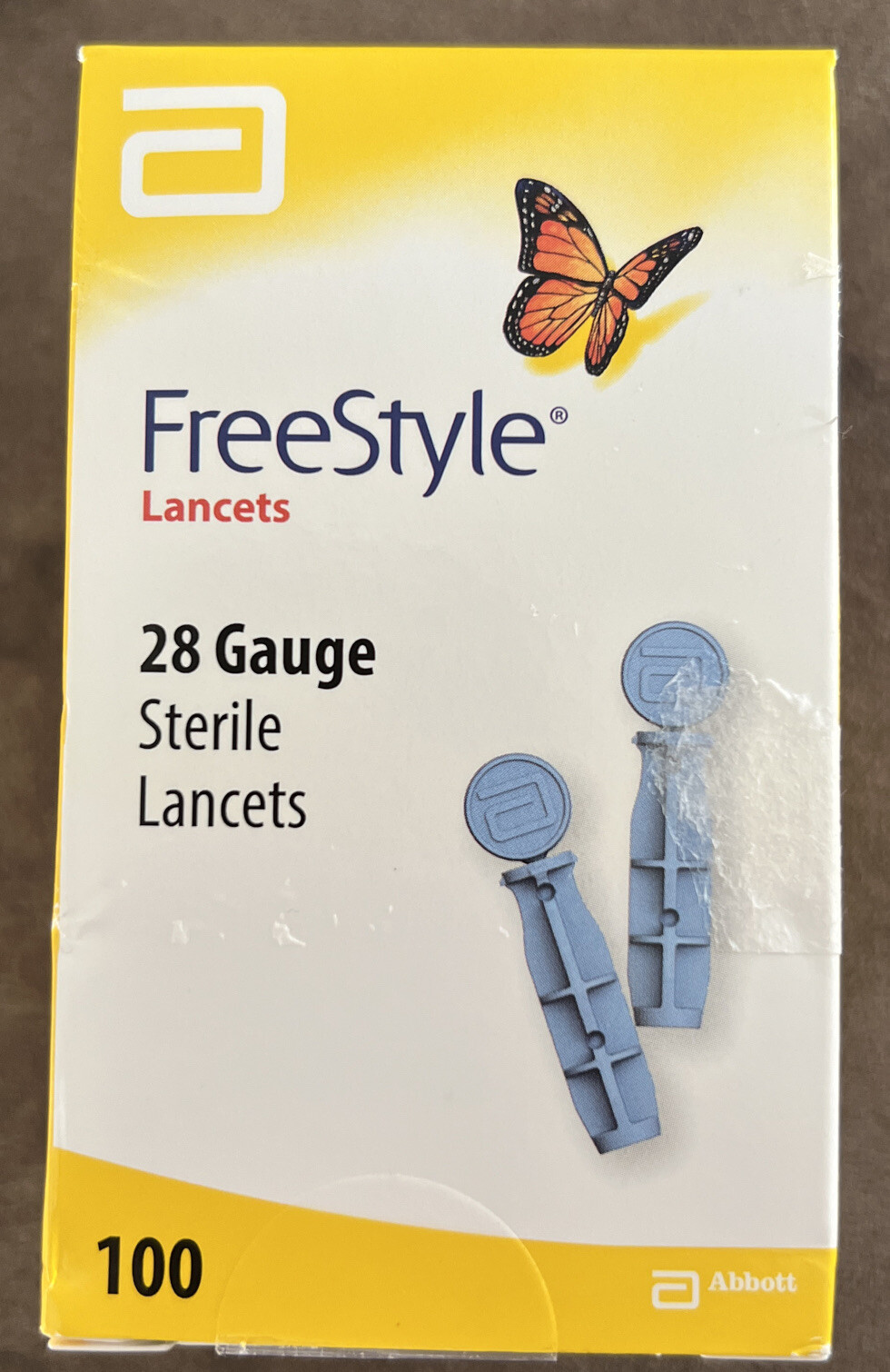 FreeStyle Lancets 28 gauge 100ct Disposable *EXP: 11/2021* (Sealed) (Expired)