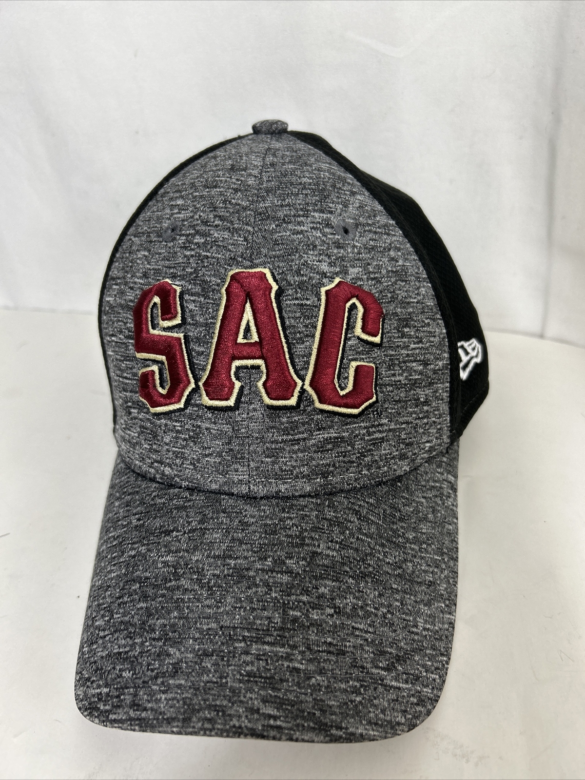 Sacramento River Cats new era 39thirty gray black red “sac” L/XL