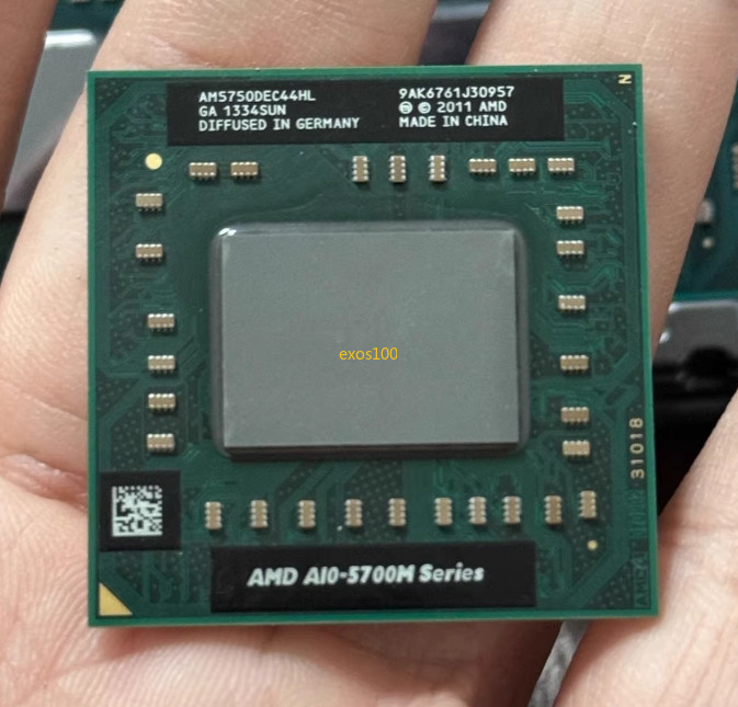 AMD A10-5750M CPU A10-Series Quad-Core 2.5GHz 4M Socket FS1 Processor