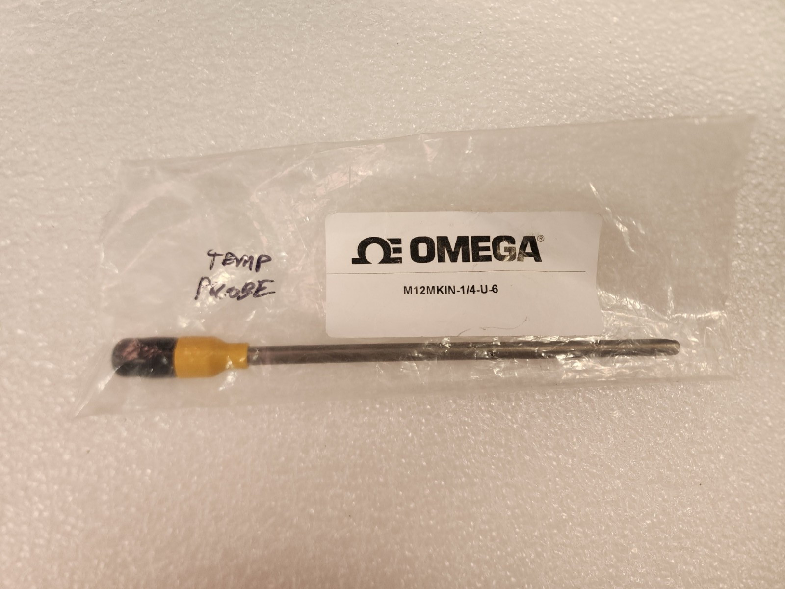 OMEGA M12MKIN-1/4-U-6 Temperature Probe NEW!!