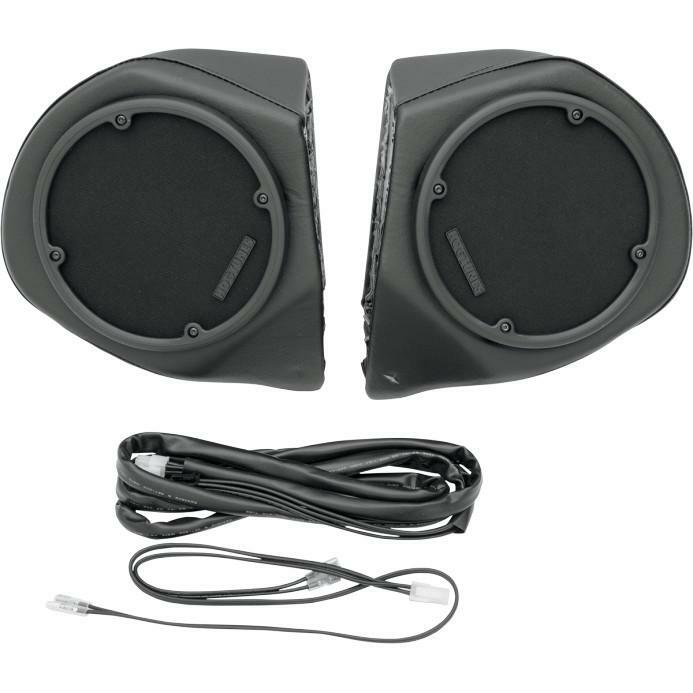 Hogtunes RR-SPKR-POD Rear Speaker Pods 98-13 Harley w/ Radio & King Tour Boxes