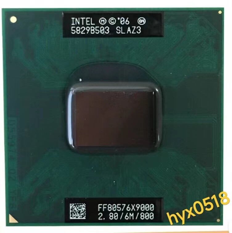 Intel Core 2 Extreme X9000 CPU Dual-Core 2.8GHz 6M 800MHz SLAZ3 Processor