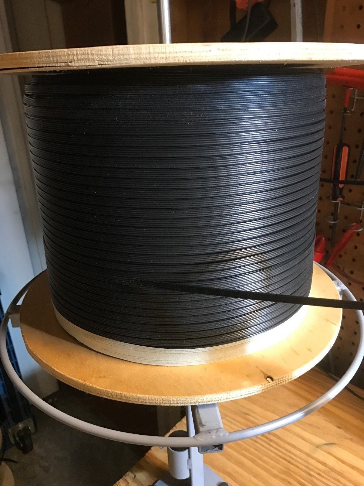 Super Flex FC4A Flat 24 awg Black 4 Conductor Wire 25 FT FOR AF loco/tender etc