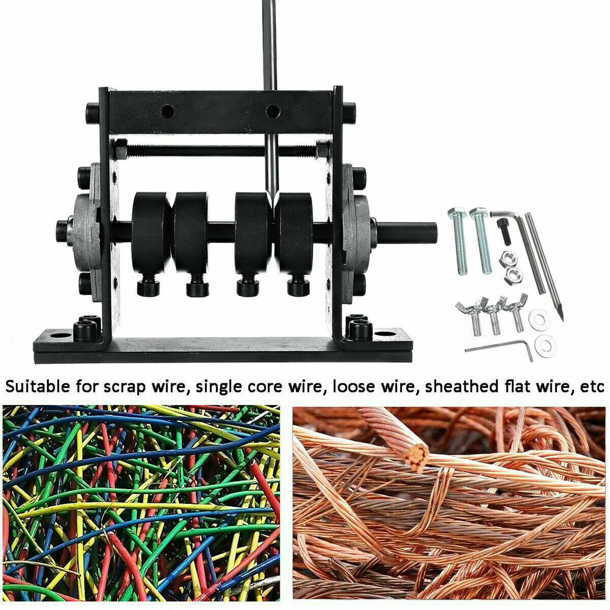 1-30mm Copper Wire Stripping Machine Cable Stripper Scrap Metal Recycle Tools
