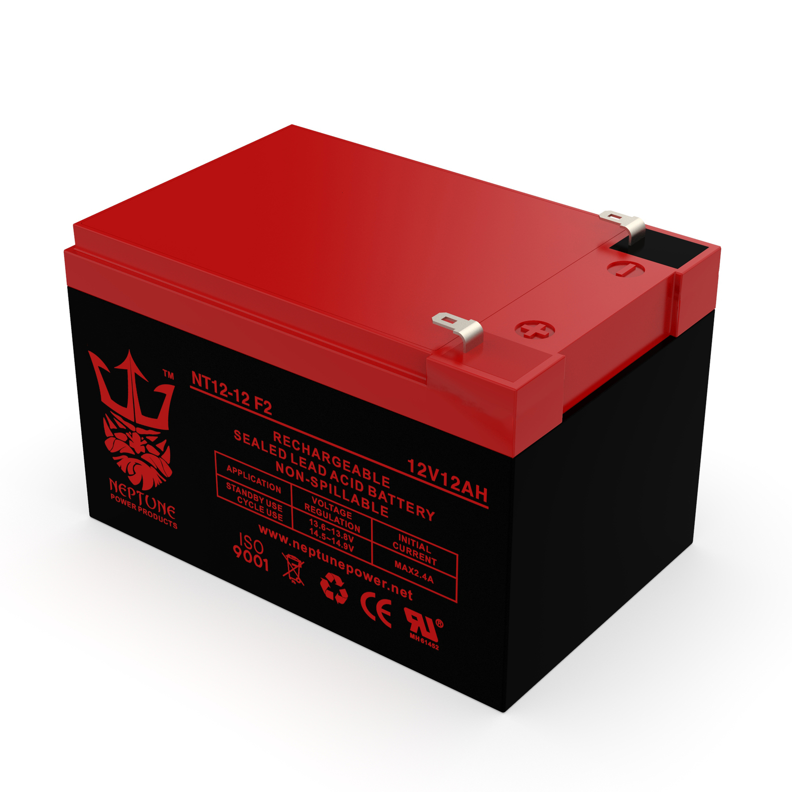 2 Pack - 12 Volt 12 Ah Pride Mobility SC52 Sonic Scooter Replacement Batteries