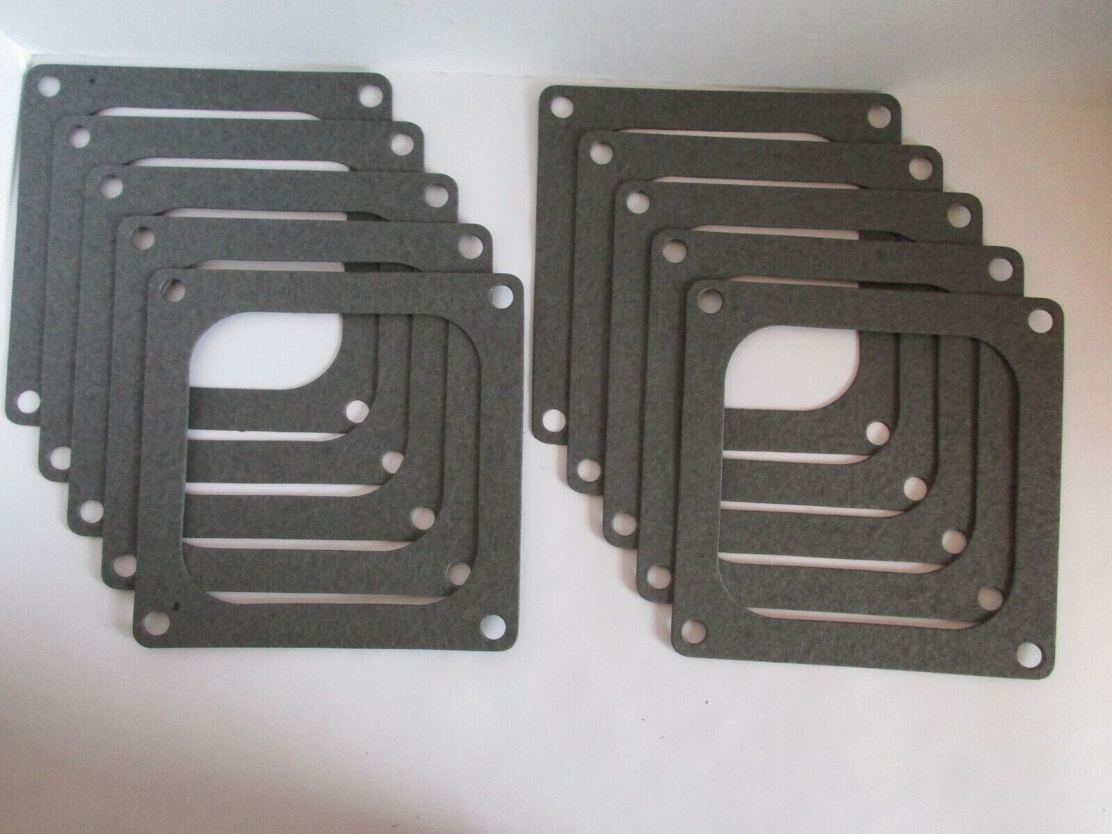 (10) Holley Dominator 4500 Open Square Bore Carburetor Base Gaskets SBC BBC Ford