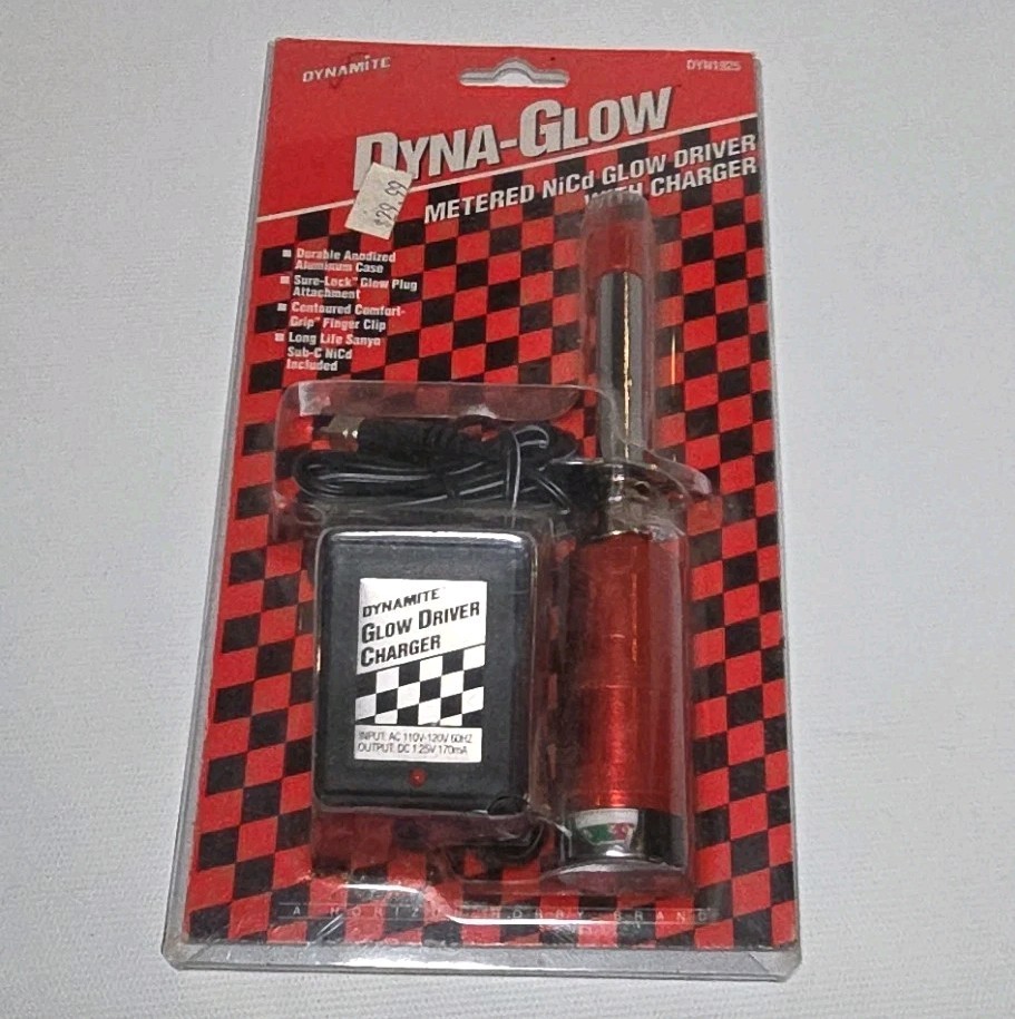 Patriot R/C Short Reach Glow Driver With Charger PHU3040 New Sealed