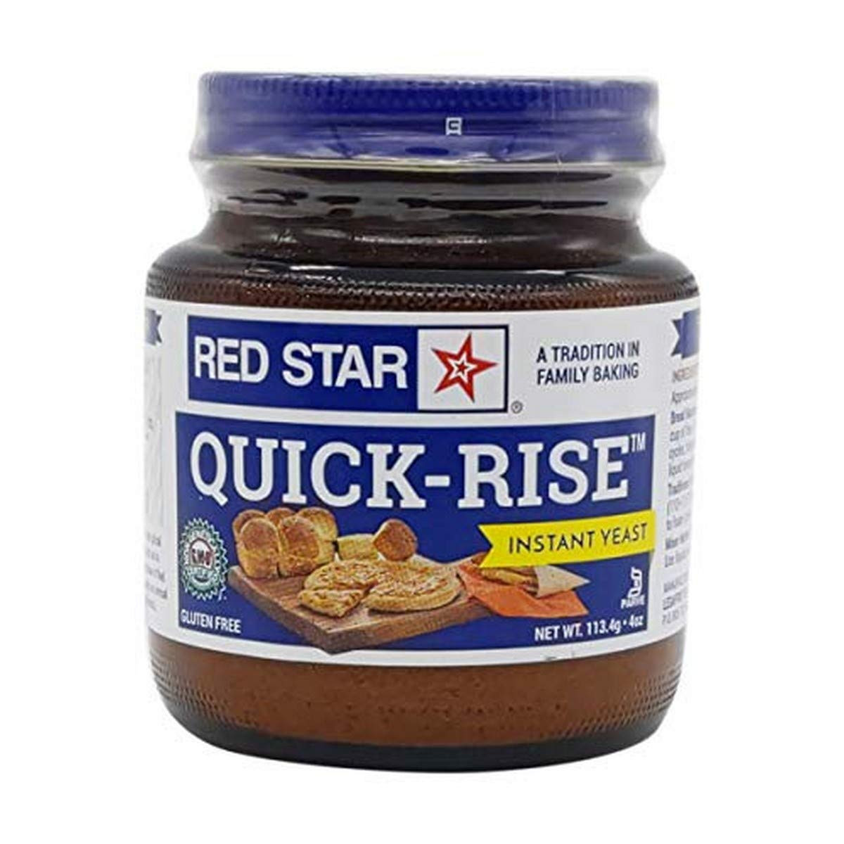 Red Star Bread Machine Yeast 4 oz Fast Acting Yeast for Baking and Dough