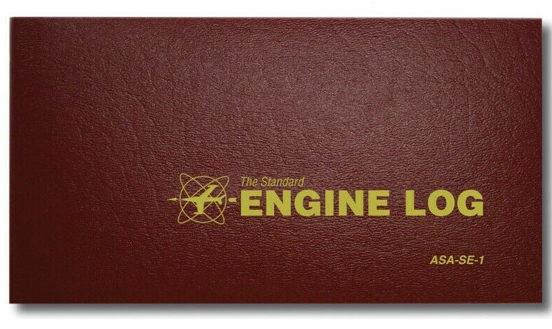 ASA Engine Log - Logbook SE-1 (Red, Softcover, 64 pages)