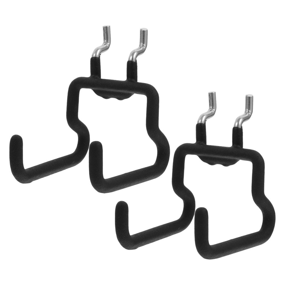 Durable Stainless Steel Pegboard Hanging Hooks for Home Workshop and Kitchen Use