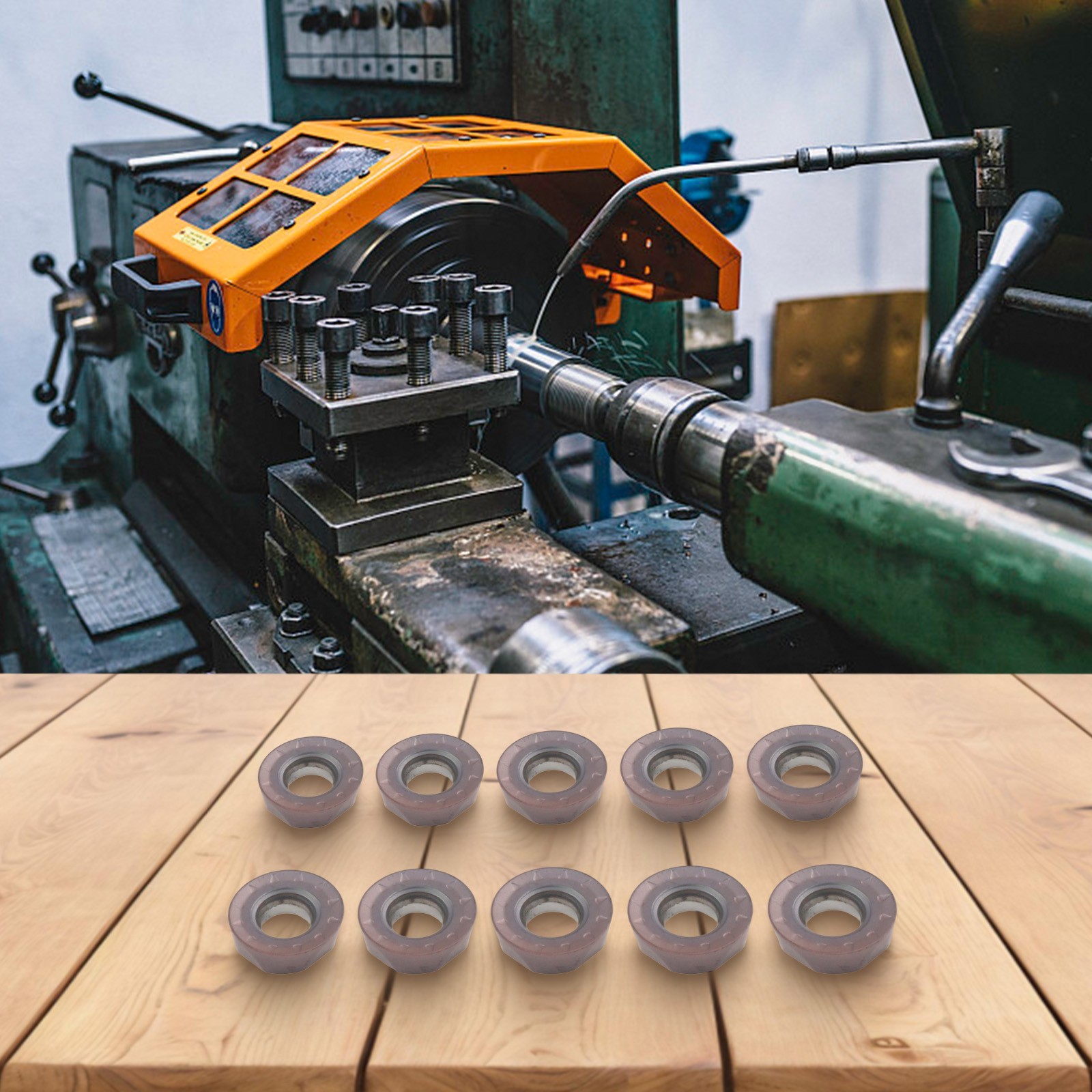 RPMT08T2M0EJS Turning Inserts with Excellent Cutting Performance for CNC Lathes