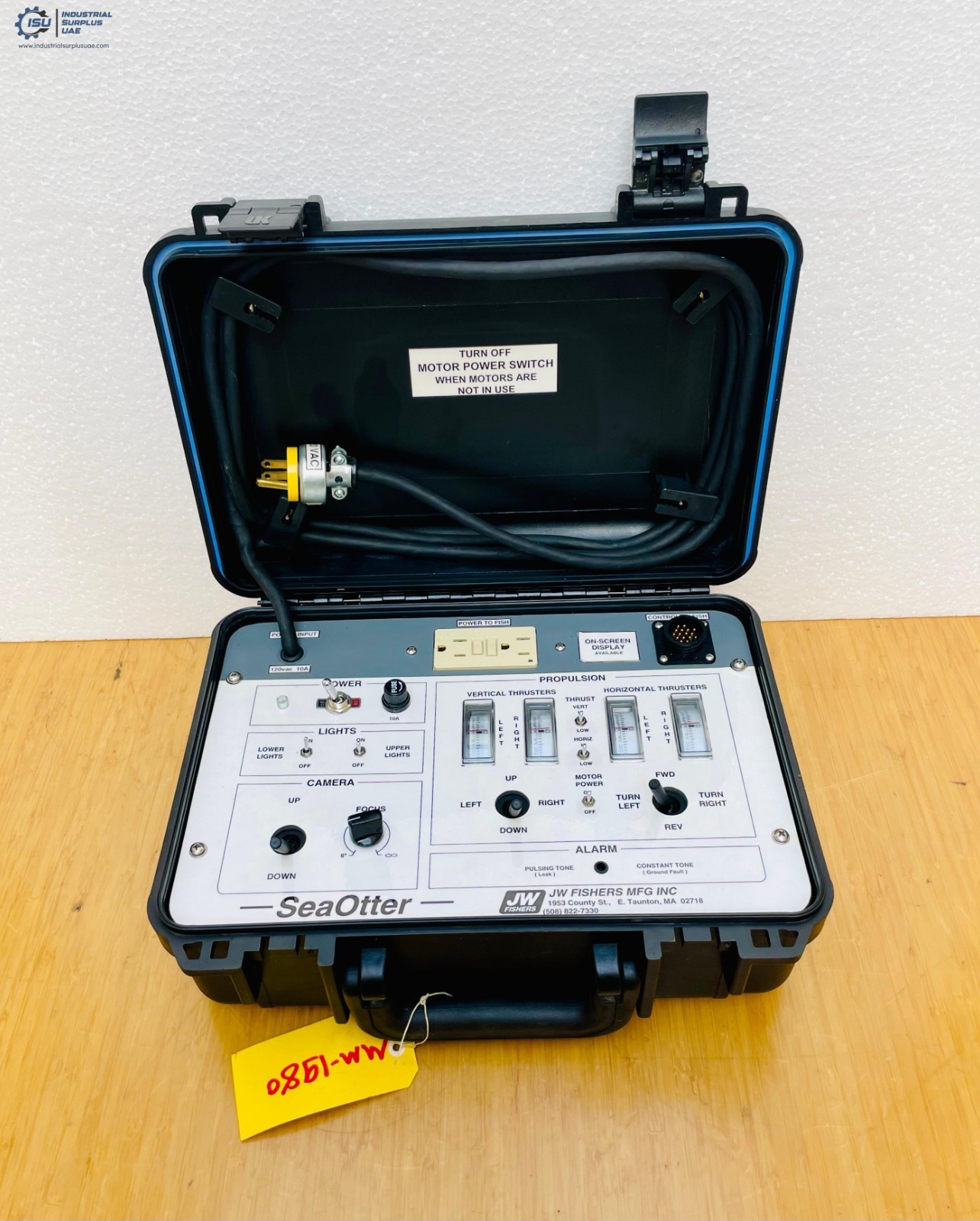 JW Fisher SeaOtter Underwater Camera System Controller 120VAC