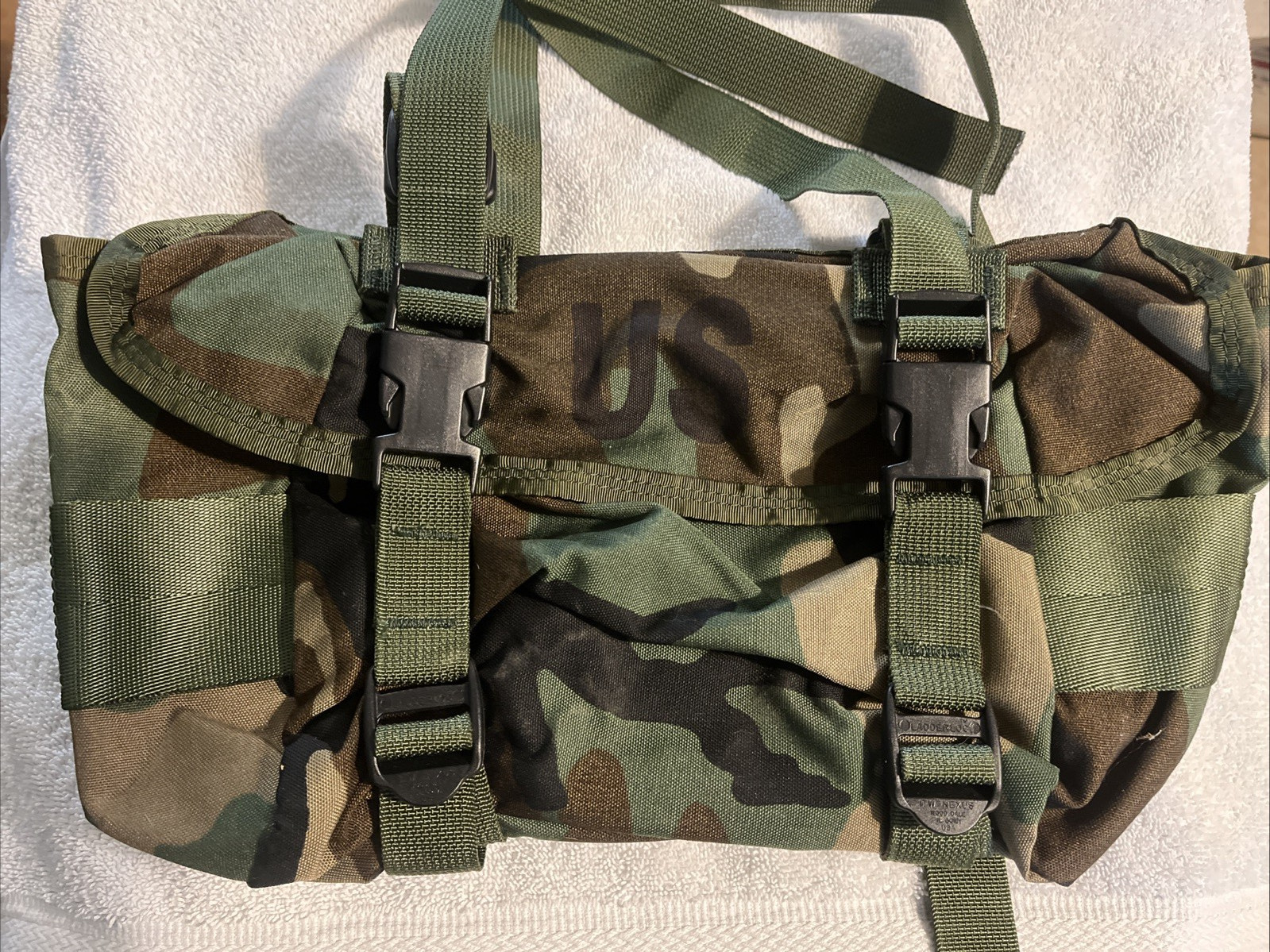 USGI Woodland Nylon Training Field Pack Buttpack ALICE Brand New Old stock