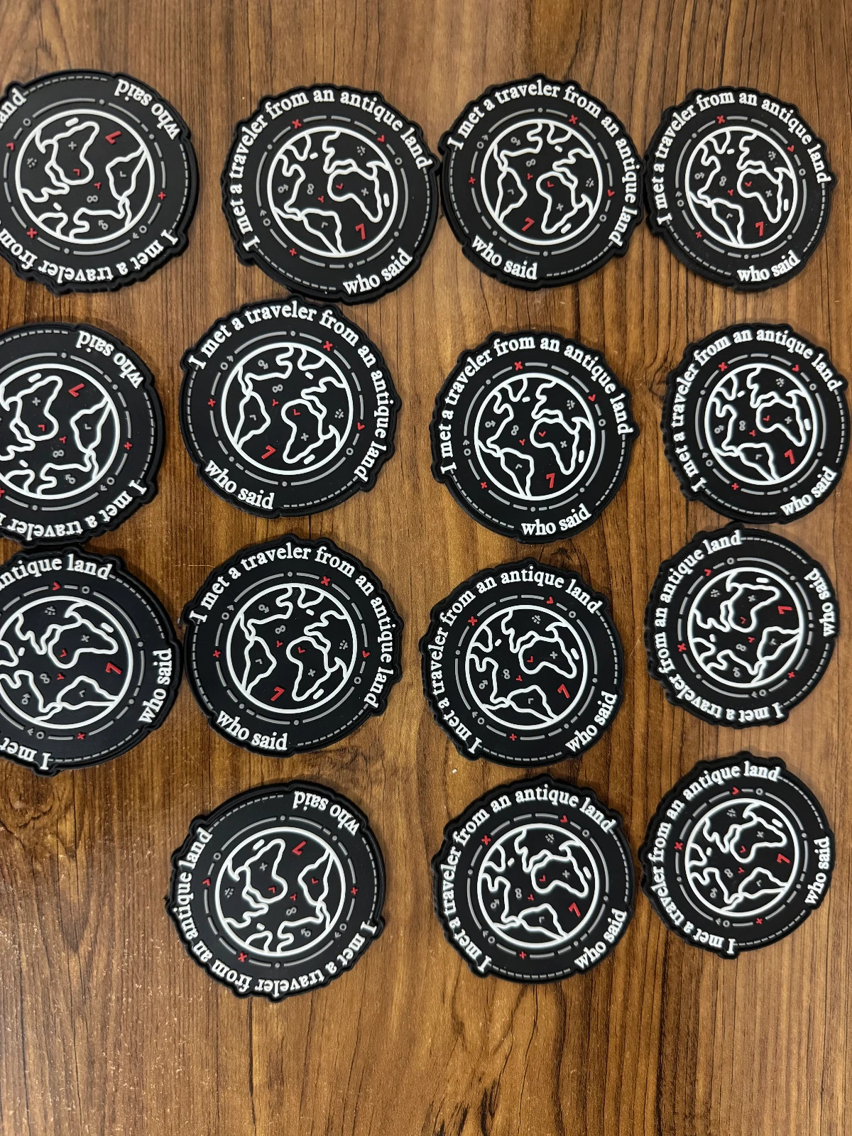 "Ancient Remnant" - PVC patch W/Hook backer 3x3