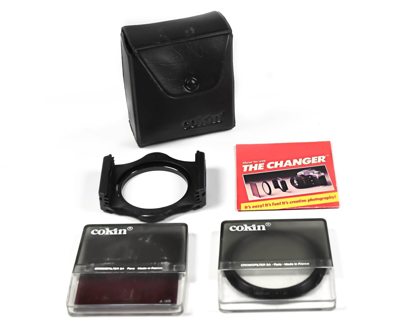 COKIN FILTER Set – Sepia and Star Filters in Holder, Adapter, Manual in Case
