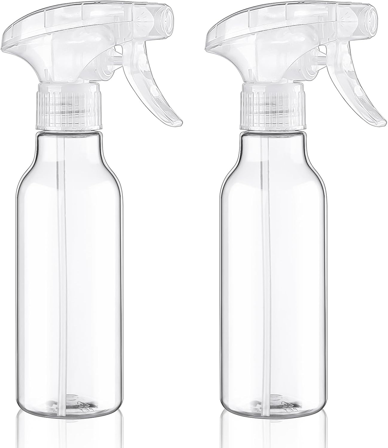 Plastic Spray Bottles 8.8oz/260ml 2 Pack Empty Clear Spray Bottle | Mist/Stream