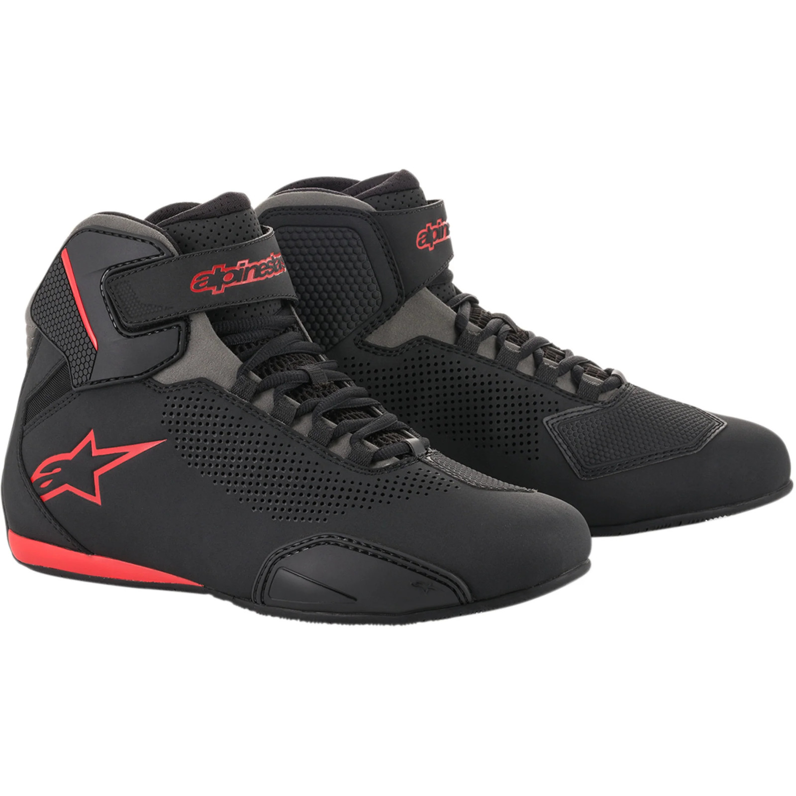 ALPINESTARS 3405-1814 2515618131115 Sektor Vented Shoes black/gray/red - us 11.5