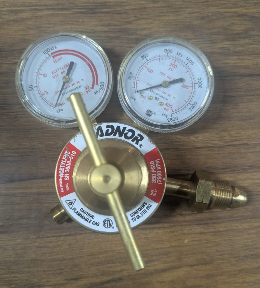 Victor SR360A-510 Acetylene Regulator For Cutting Welding Torch Pre-owned