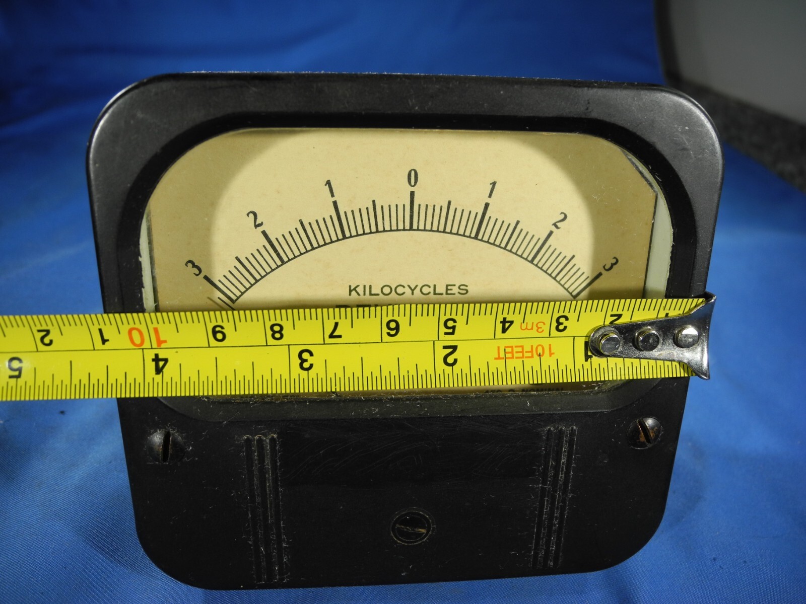 *Rare Weston Kilocycles Deviation Panel Meter 3-0-3 Model 861