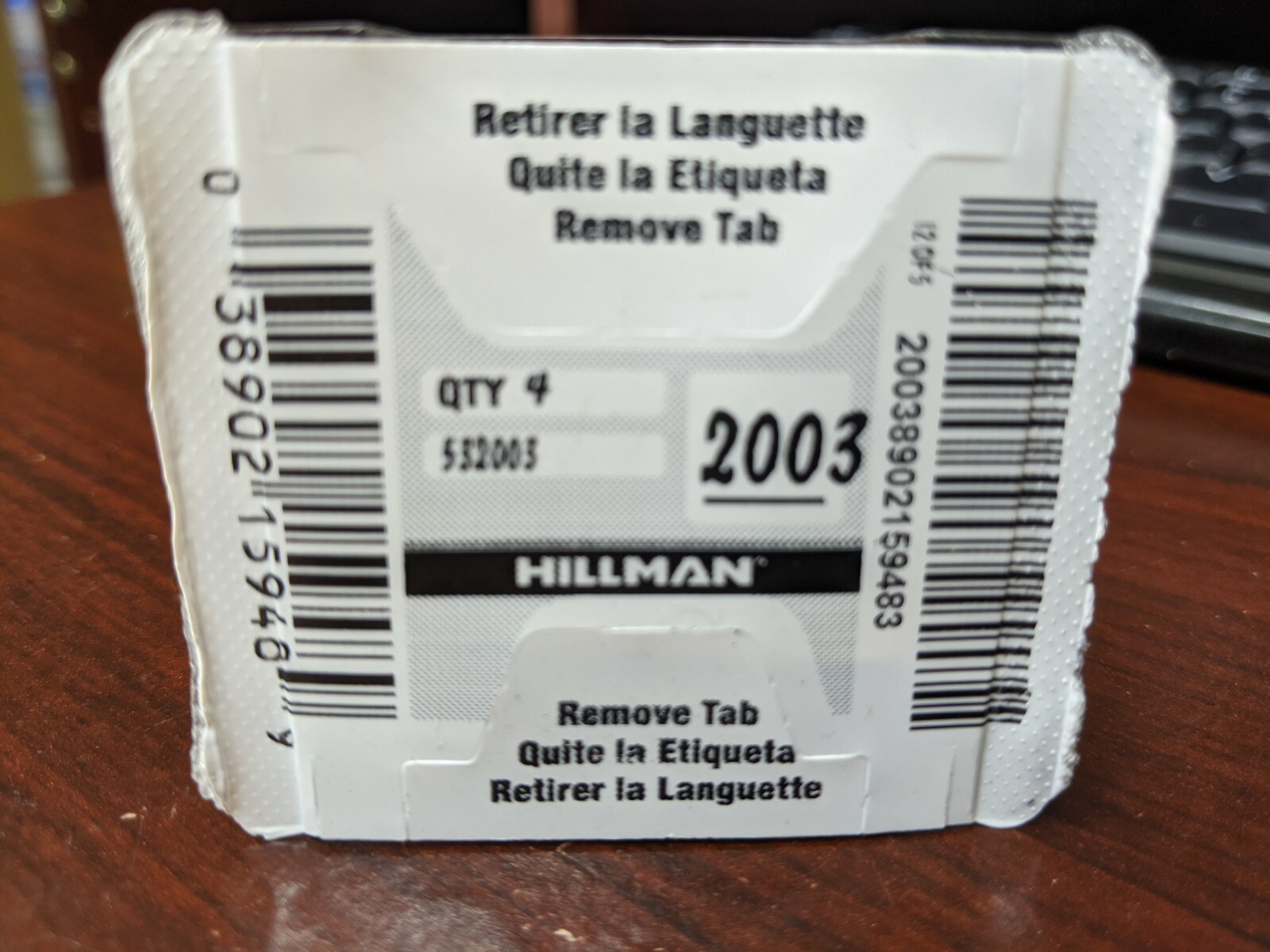 4 #2003 Blank Uncut Keys