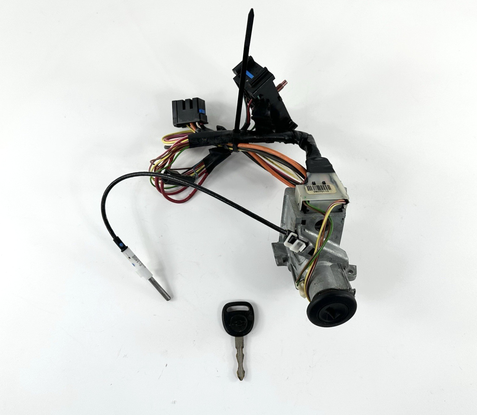 2000-2002 Chevy Silverado 1500 Ignition Cylinder Switch Harness w/ Key OEM