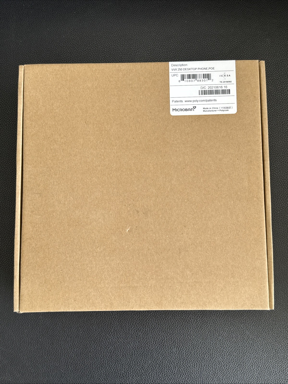 Polycom VVX 250 Desktop Phone - NEW