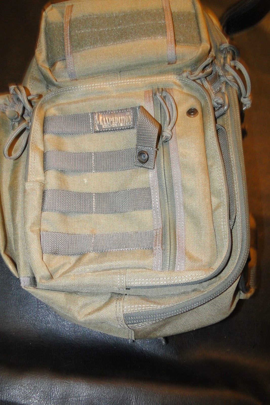 Maxpedition Sling Bag Hard, Has Some Damage. Zippers are all Good
