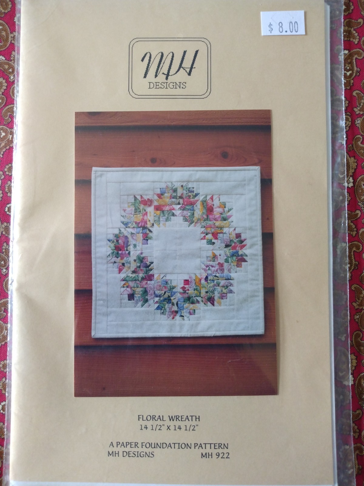 Mary Herschel Designs Quilt/ Floral Wreath- MH 922