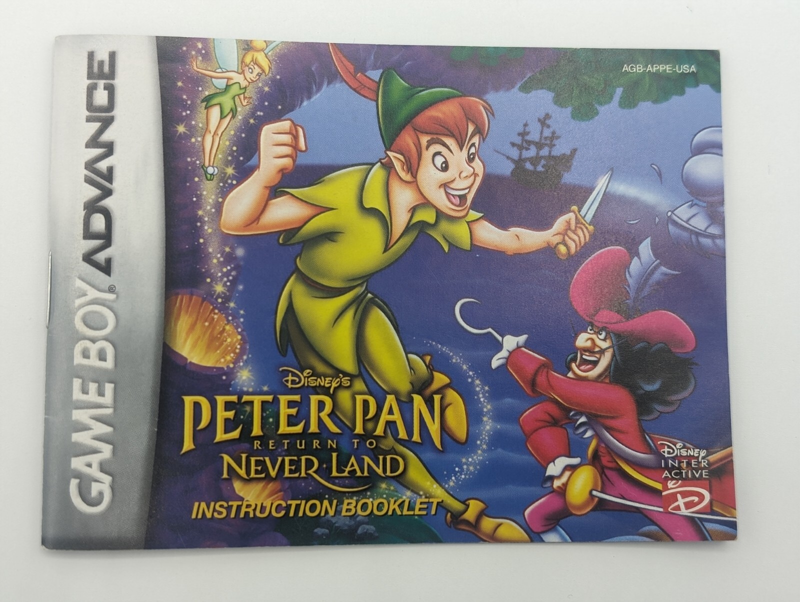 Manual Only - Nintendo Game Boy Advance Peter Pan Return to Neverland