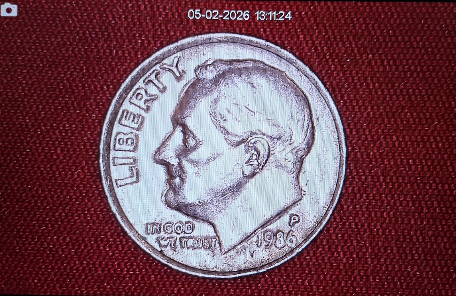 1986-P Roosevelt Dime Error Broadstrike 🔥 Broadstruck Oddities 😲